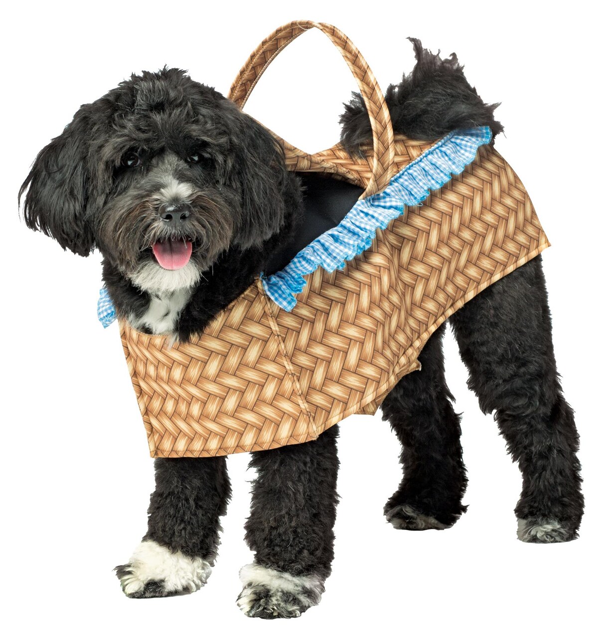 Toto Wizard Of Oz Dorothy Carrying Toto Dog In Basket Dog Costume Halloween Small/Medium